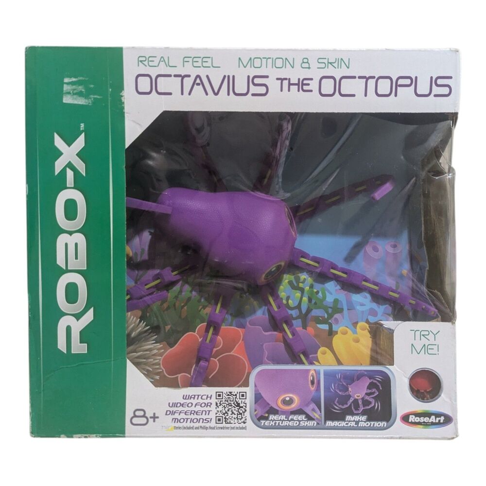 RoseArt Robo-X Octavius the Octopus Motion Toy Interactive Octopus New - Picture 2 of 5